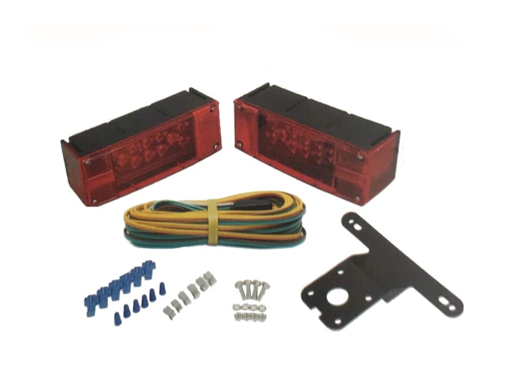 MotoMaster Rectangular LED Submersible Trailer Light Kit With Mounting Hardware 1 MotoMaster Rectangular LED Submersible Trailer Light Kit With Mounting Hardware