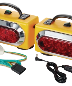 MotoMaster LED Wireless Trailer Light Kit With Rechargeable Batteries
