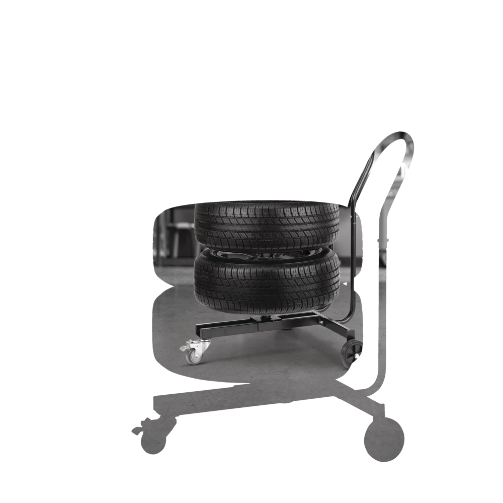 MotoMaster Mobile Tire Stand, 220-lb 2 MotoMaster Mobile Tire Stand, 220-lb - Image 2