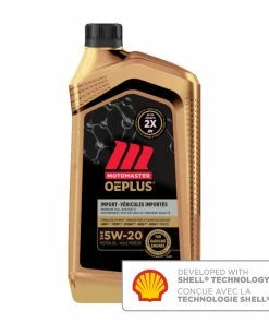 MotoMaster OEPLUS Import Premium 5W20 Synthetic Engine/Motor Oil, 946-mL