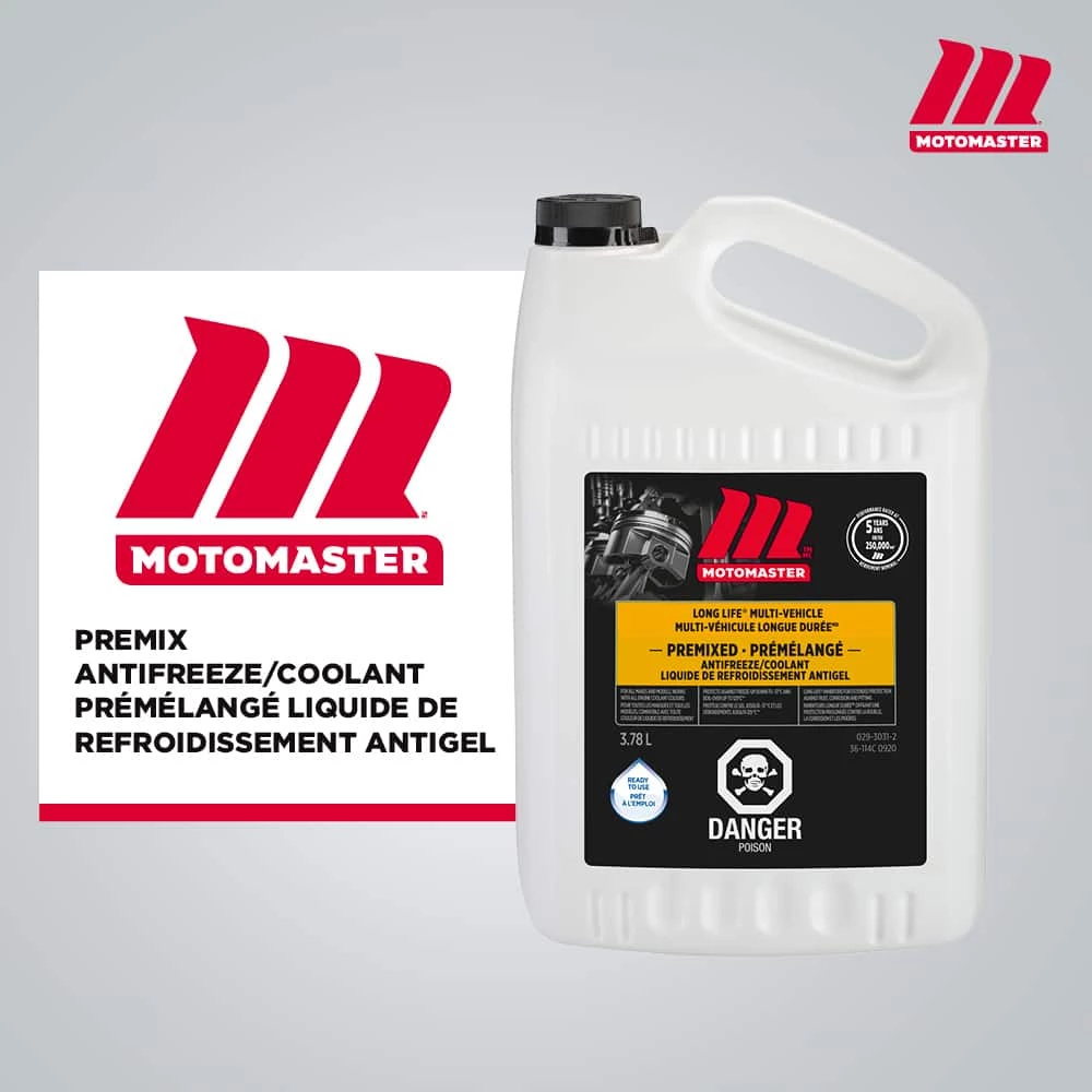 MotoMaster Long-Life Global 50/50 Premixed Anti-Freeze/Coolant, 3.78-L 5 MotoMaster Long-Life Global 50/50 Premixed Anti-Freeze/Coolant, 3.78-L - Image 5