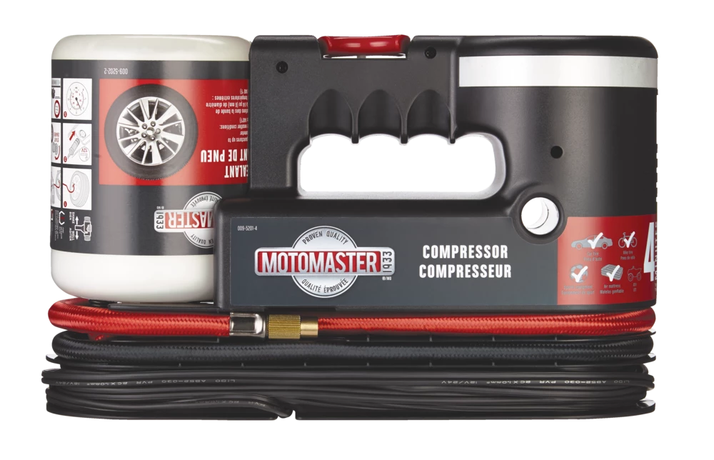 MotoMaster Pro+ Inflator & Tire Repair Kit 1 MotoMaster Pro+ Inflator & Tire Repair Kit