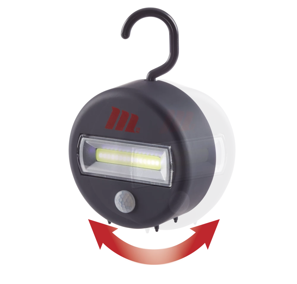 MotoMaster 100 Lumens Sensor Work Light, Warm Light 4 MotoMaster 100 Lumens Sensor Work Light, Warm Light - Image 4