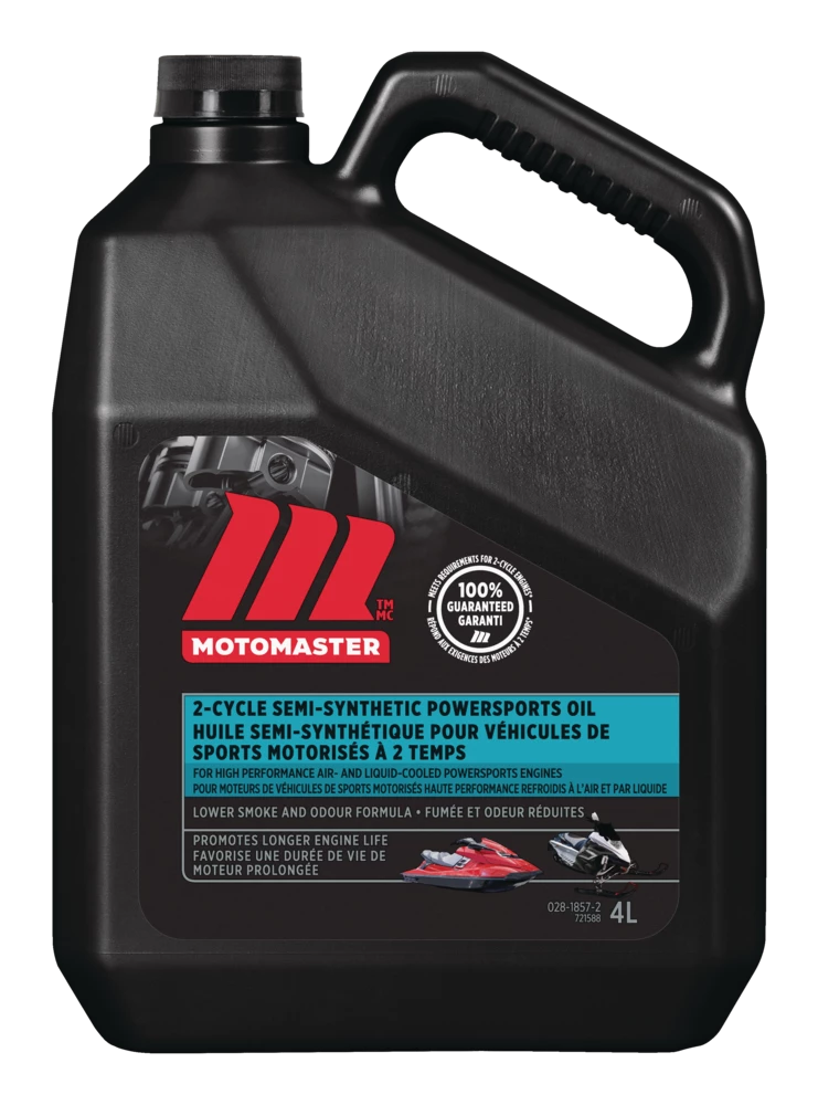 MotoMaster 2-Stoke Semi-Synthetic Powersports Oil, 4-L 1 MotoMaster 2-Stoke Semi-Synthetic Powersports Oil, 4-L