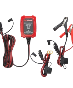 MotoMaster Simple Series Smart Battery Charger/Maintainer, Fully Automatic, 0.8-Amp, 12V