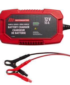 MotoMaster Simple Series Smart Battery Charger/Maintainer, Fully Automatic, 10-Amp, 12V -Cheap MotoMaster Store motomaster simple series 10a battery charger 0038903e 39c1 46ae 9c79 762744211139