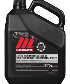 MotoMaster Synthetic 2-Stroke Snowmobile Oil, 4-L