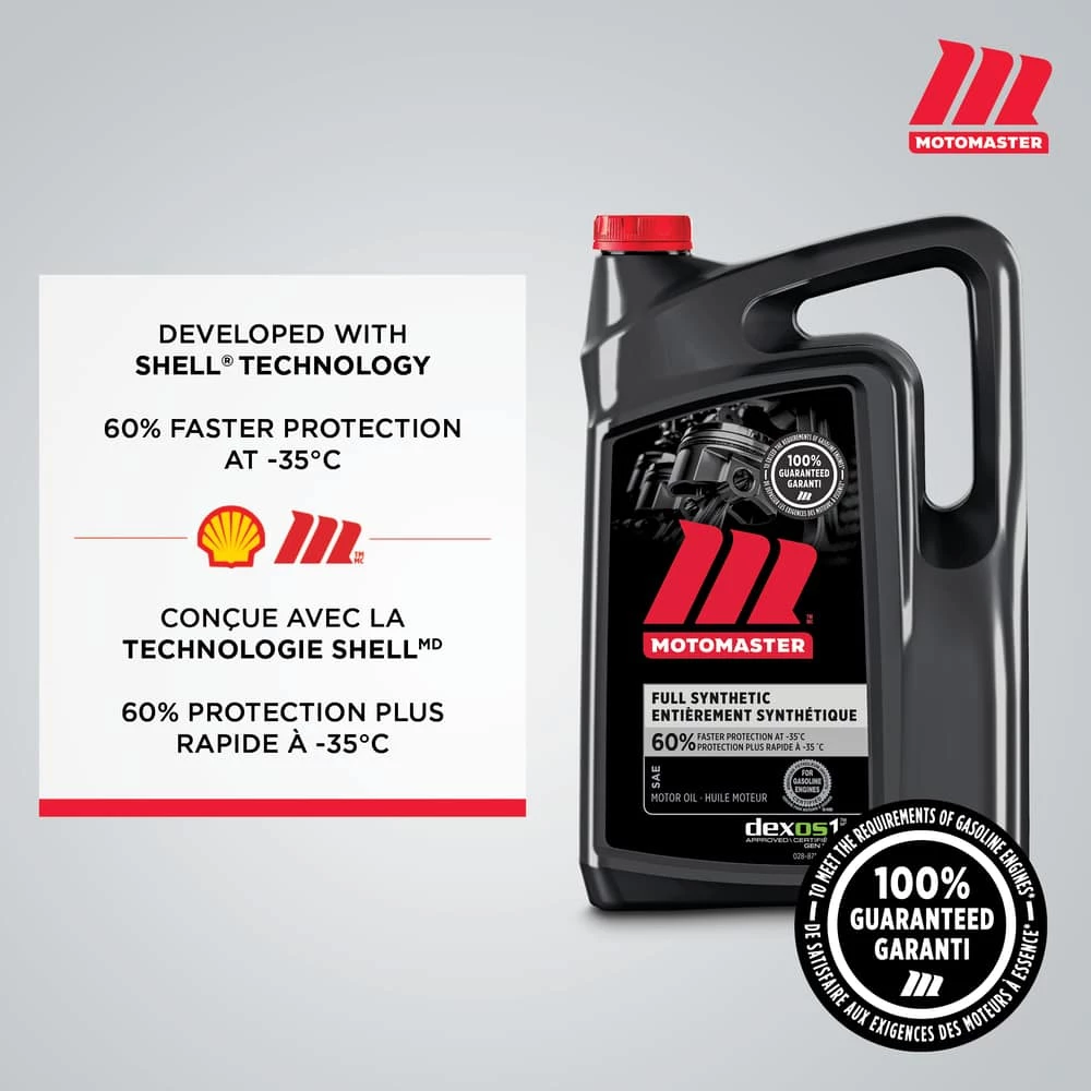 MotoMaster 5W30 Synthetic Engine/Motor Oil, 946-mL 5 MotoMaster 5W30 Synthetic Engine/Motor Oil, 946-mL - Image 5