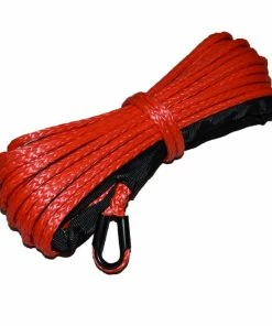 MotoMaster Synthetic Winch Rope, Red