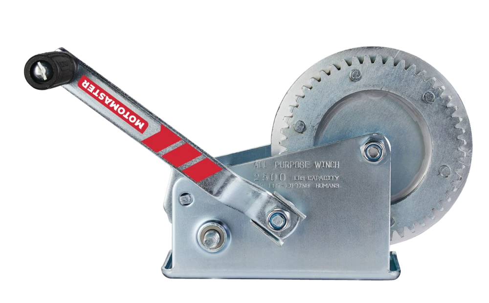 MotoMaster 2,500-lb 2-Speed Trailer Winch 1 MotoMaster 2,500-lb 2-Speed Trailer Winch
