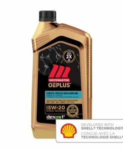 MotoMaster OEPLUS Domestic Premium 5W20 Synthetic Engine/Motor Oil, 946-mL