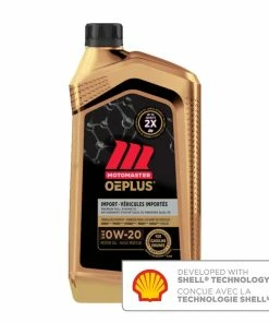 MotoMaster OEPLUS Import Premium 0W20 Synthetic Engine/Motor Oil, 946-mL