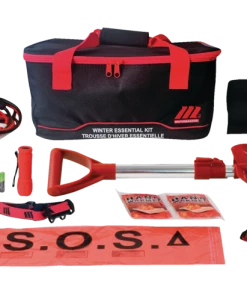 MotoMaster Winter Essentials Automotive Safety Kit With Shovel, Snow Brush, Ice Scraper And Booster Cables